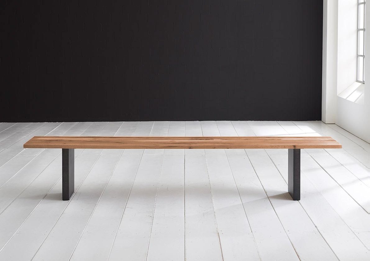 Bodahl Concept 4 You Spisebordsbænk - Massiv Egetræ M. T-Ben 220 X 40 Cm 3 Cm 01 = Olie Spisestue