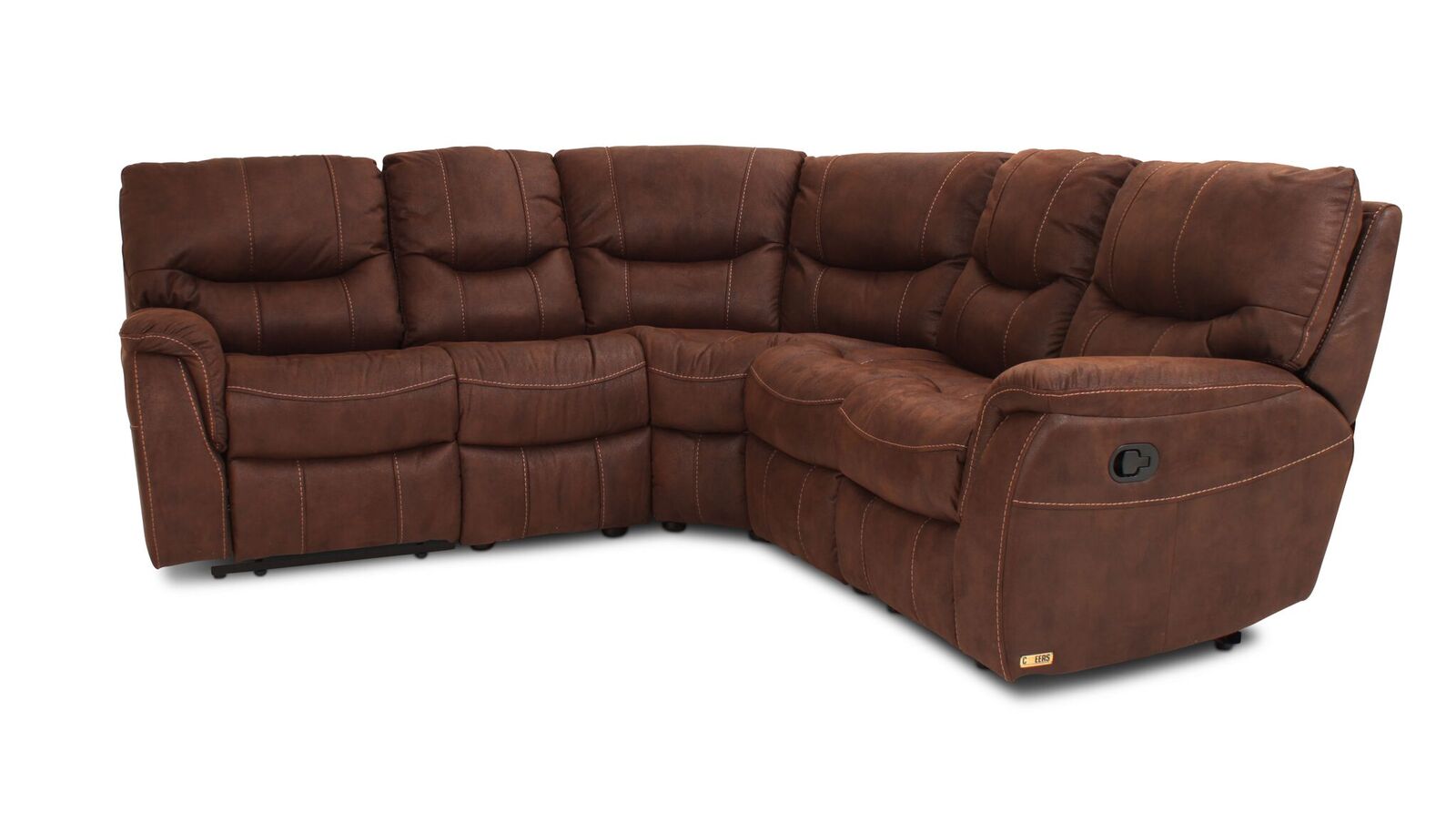 Haga Colorado Hjørnesofa - Brun Læder Pu