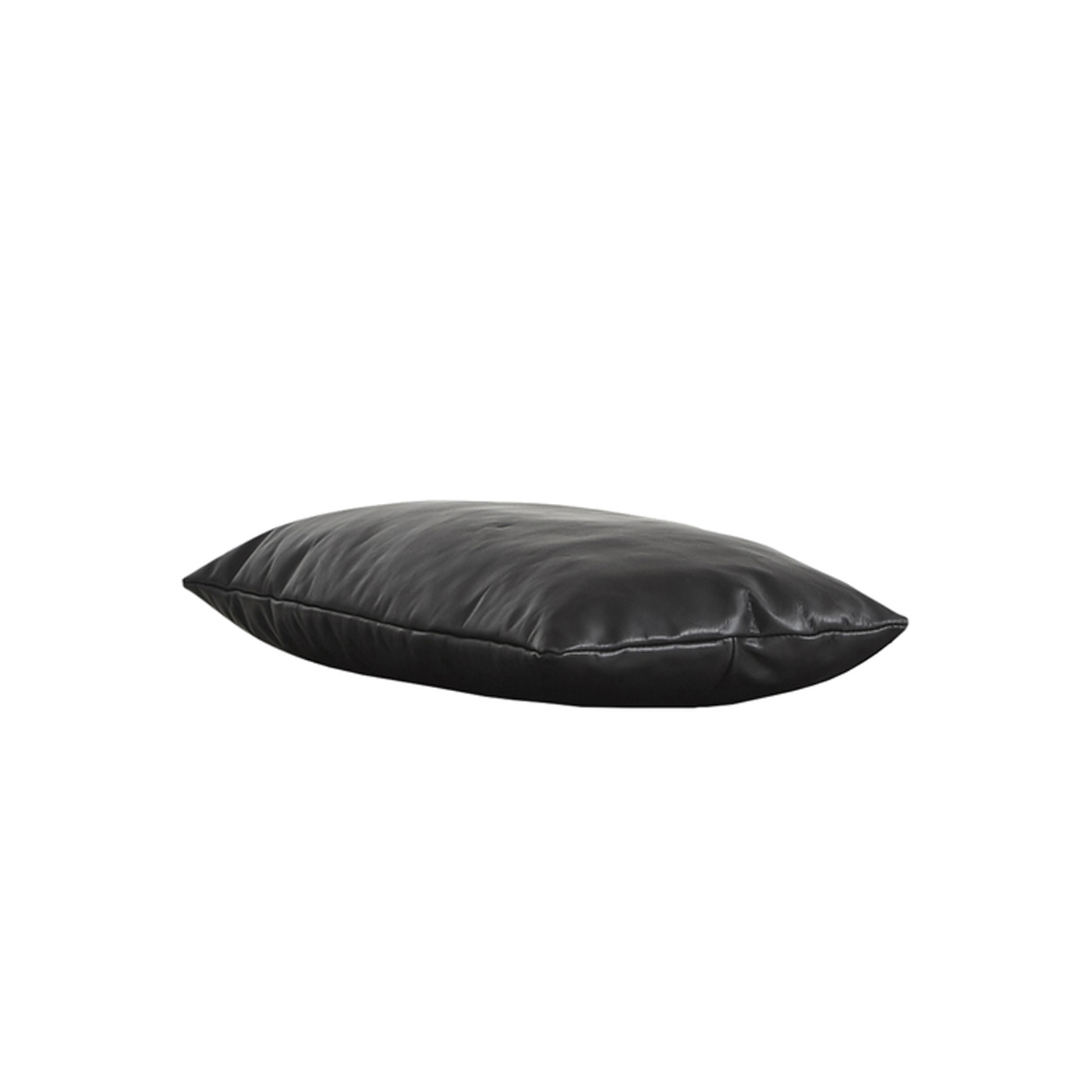 WOUD Level daybed pude - sort læder, rektangulær (67x23,5) Billede af WOUD Level daybed pude - sort læder, rektangulær (67x23,5)
