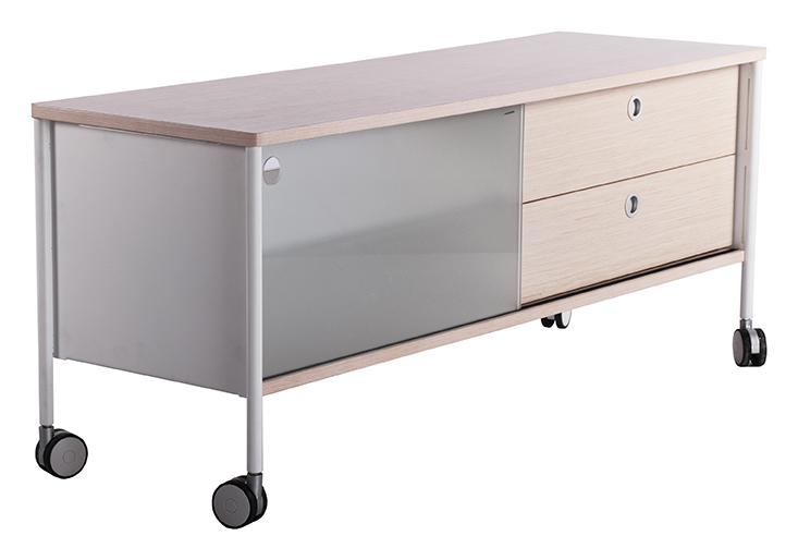 Alessi tv bord med hjul, hvid, natur tv borde bobo Rustikt havebord