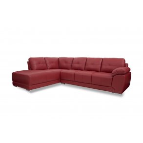 Hjørnesofa i læder og stof fri fragt. se hjørnesofaer :) Hjørnesofa læder