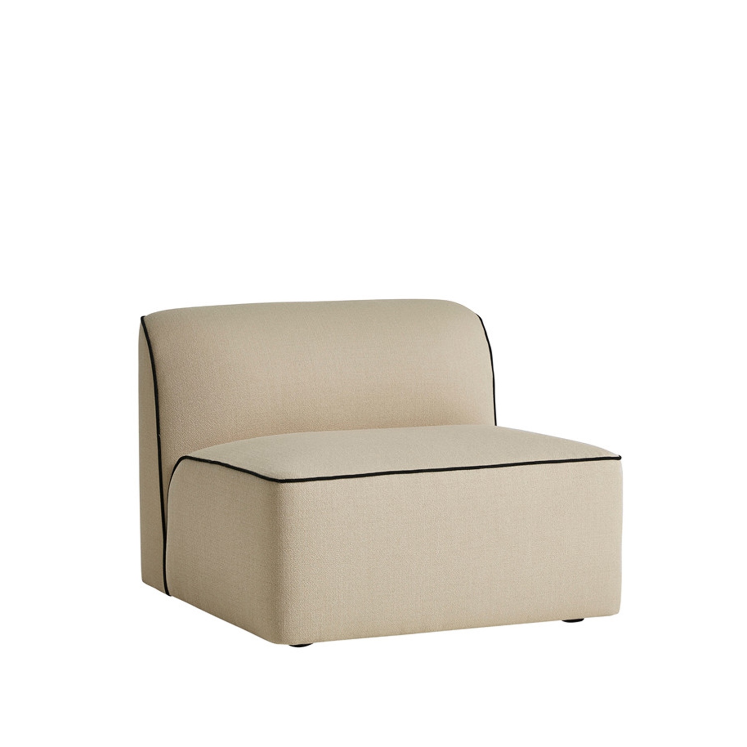 Woud Flora Modulsofa 66 Cm Midt - Creme Stof Dagligstue