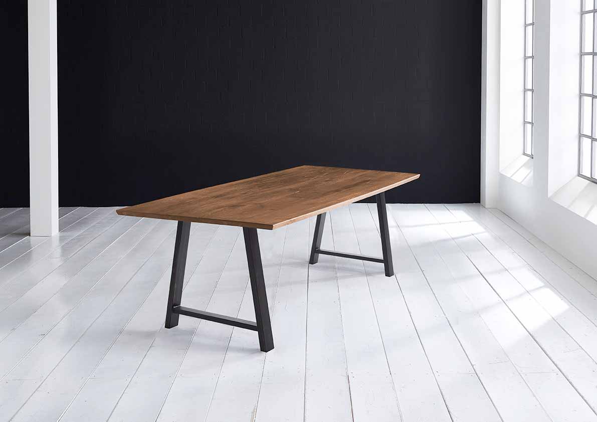 Concept 4 You Plankebord - Eg, M. Schweizerkant Og Halo Ben, M. Udtræk (180-260X100) 3 Cm 220 X 100 Cm 03 = White Wash