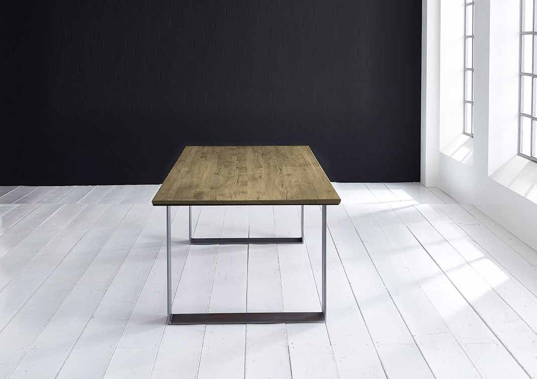 Bodahl Concept 4 You Plankebord - Eg, M. Schweizerkant Og Houston Ben, M. Udtræk (180-260X100-110) 3 Cm 200 X 100 Cm 05 = Sand Spisestue