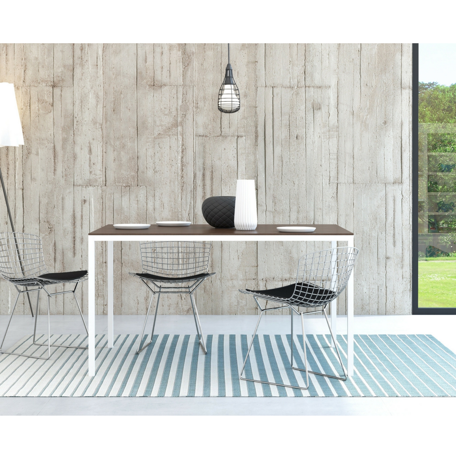 Elegant og unikt family spisebord i varm valnød træ Unikke spiseborde