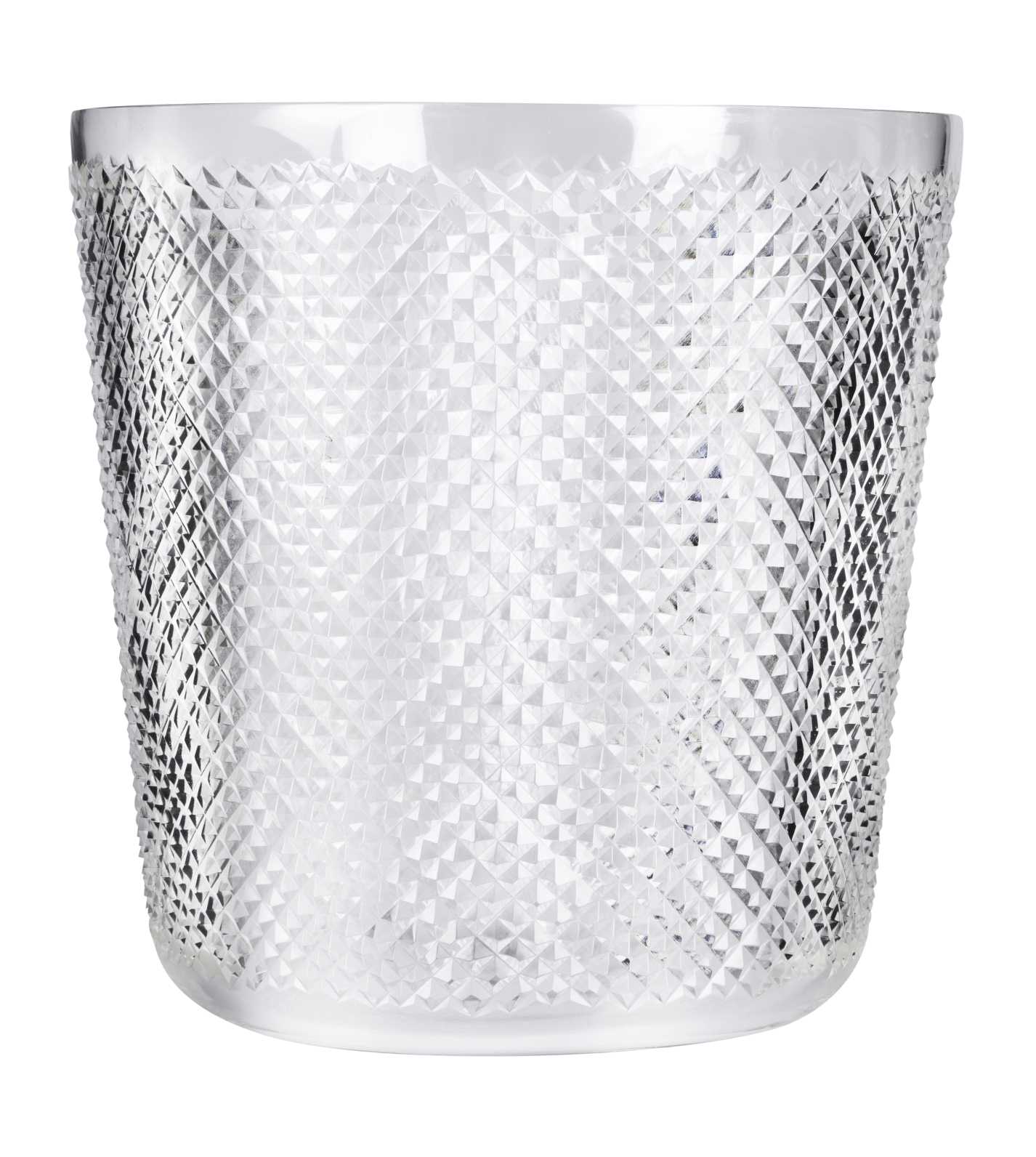 Canett Diamond Vinkøler - Klar Glas M. Riflet Mønster (Ø 23)