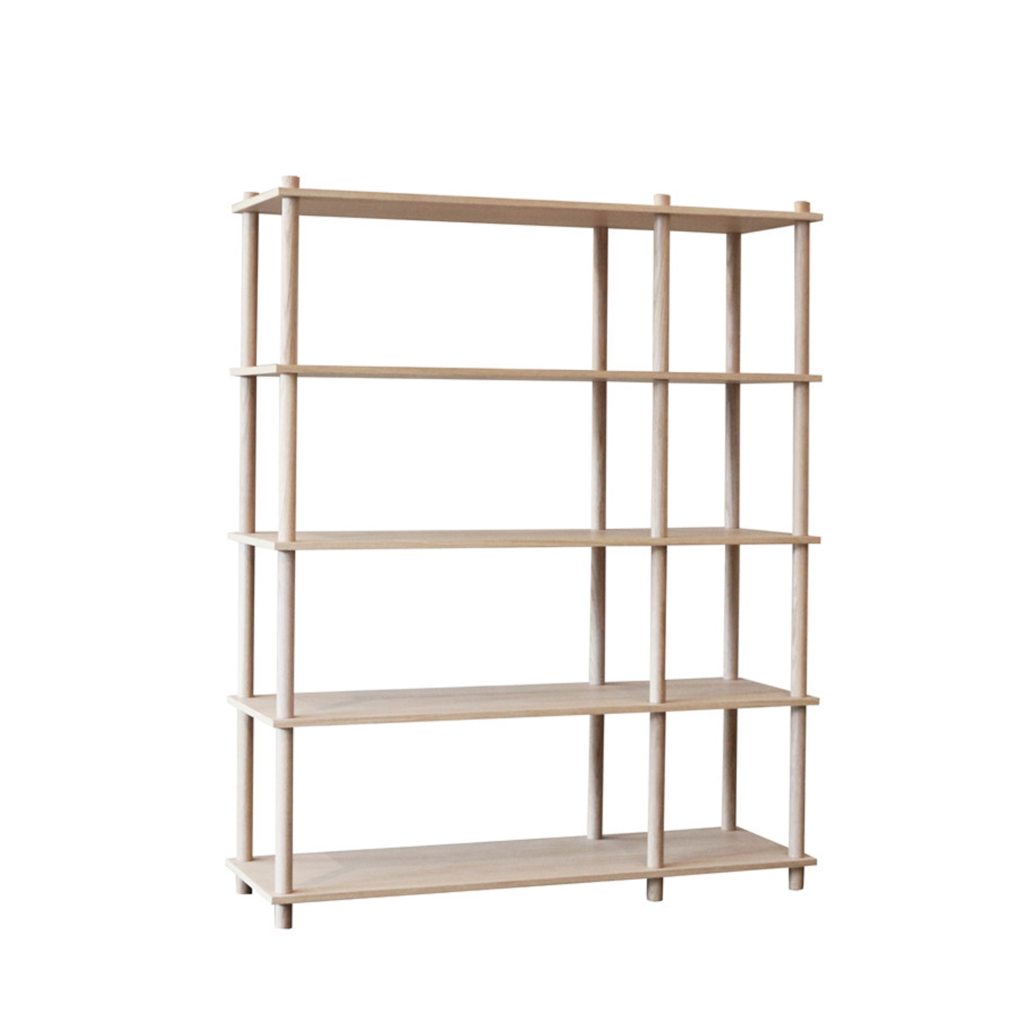 Woud Elevate Reolsystem 9 - Natur Træ, M. 5 Hylder