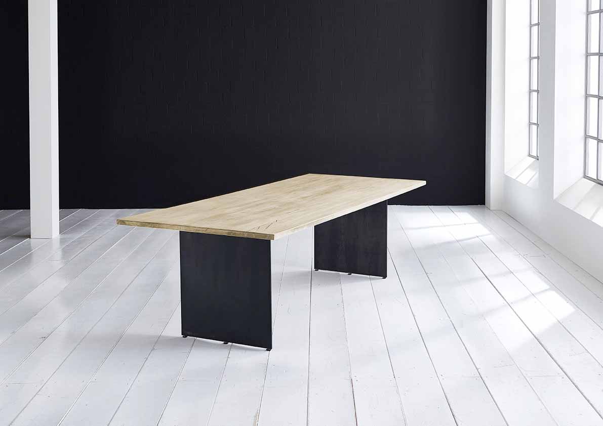 Bodahl Concept 4 You Plankebord - Eg, M. Lige Kant Og Line Ben, M. Udtræk (180-260X100) 3 Cm 260 X 100 Cm 05 = Sand Spisestue