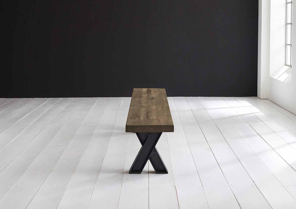Bodahl Concept 4 You Spisebordsbænk - Massiv Egegtræ M. X-Ben 300 X 40 Cm 6 Cm 04 = Desert