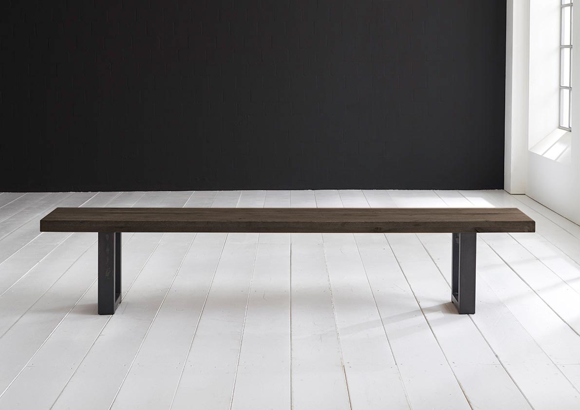 Bodahl Concept 4 You Spisebordsbænk - Massiv Egetræ M. Mahattan Ben 180 X 40 Cm 6 Cm 02 = Smoked