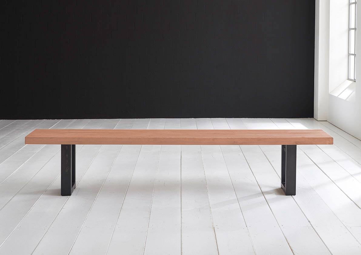 Bodahl Concept 4 You Spisebordsbænk - Massiv Egetræ M. Mahattan Ben 300 X 40 Cm 6 Cm 03 = White Wash
