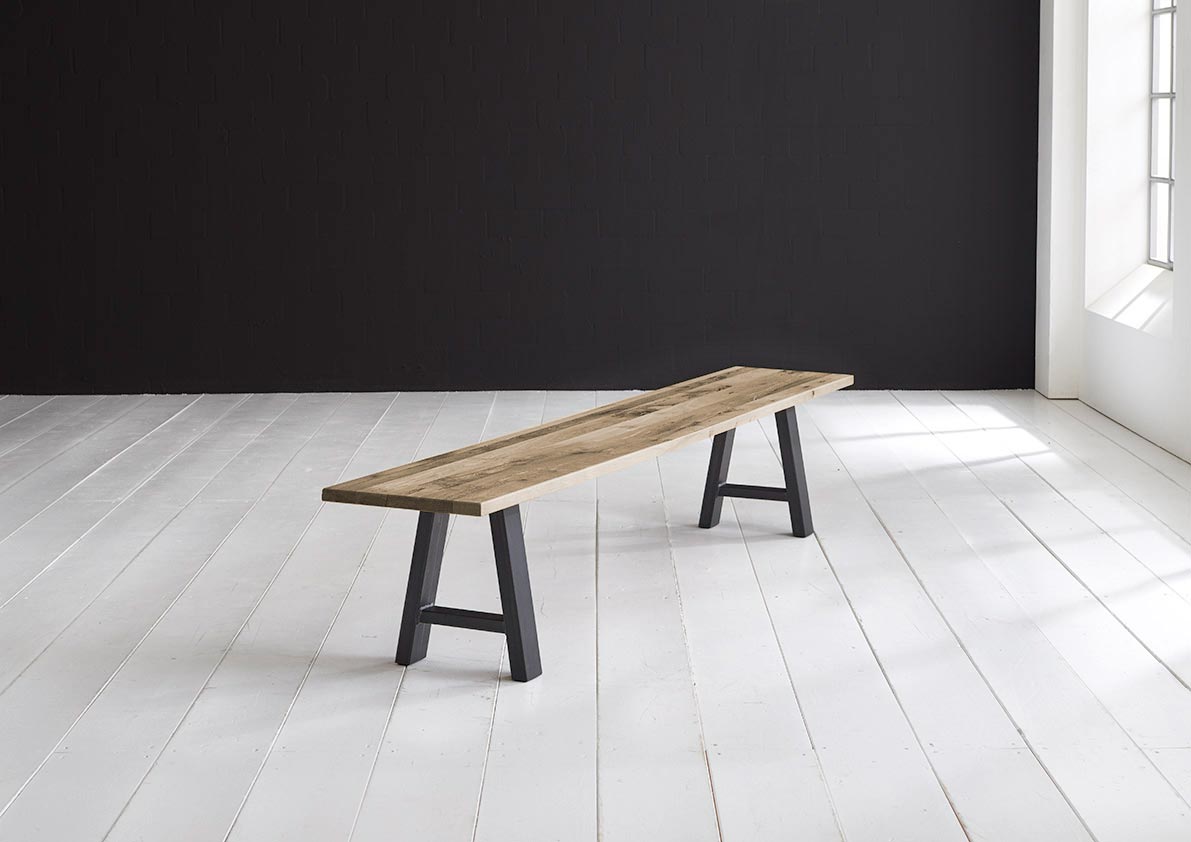 Bodahl Concept 4 You Spisebordsbænk - Massiv Egetræ M. Halo Ben 200 X 40 Cm 3 Cm 04 = Desert