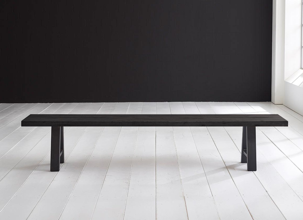 Bodahl Concept 4 You Spisebordsbænk - Massiv Egetræ M. Halo Ben 280 X 40 Cm 6 Cm 07 = Mocca Black