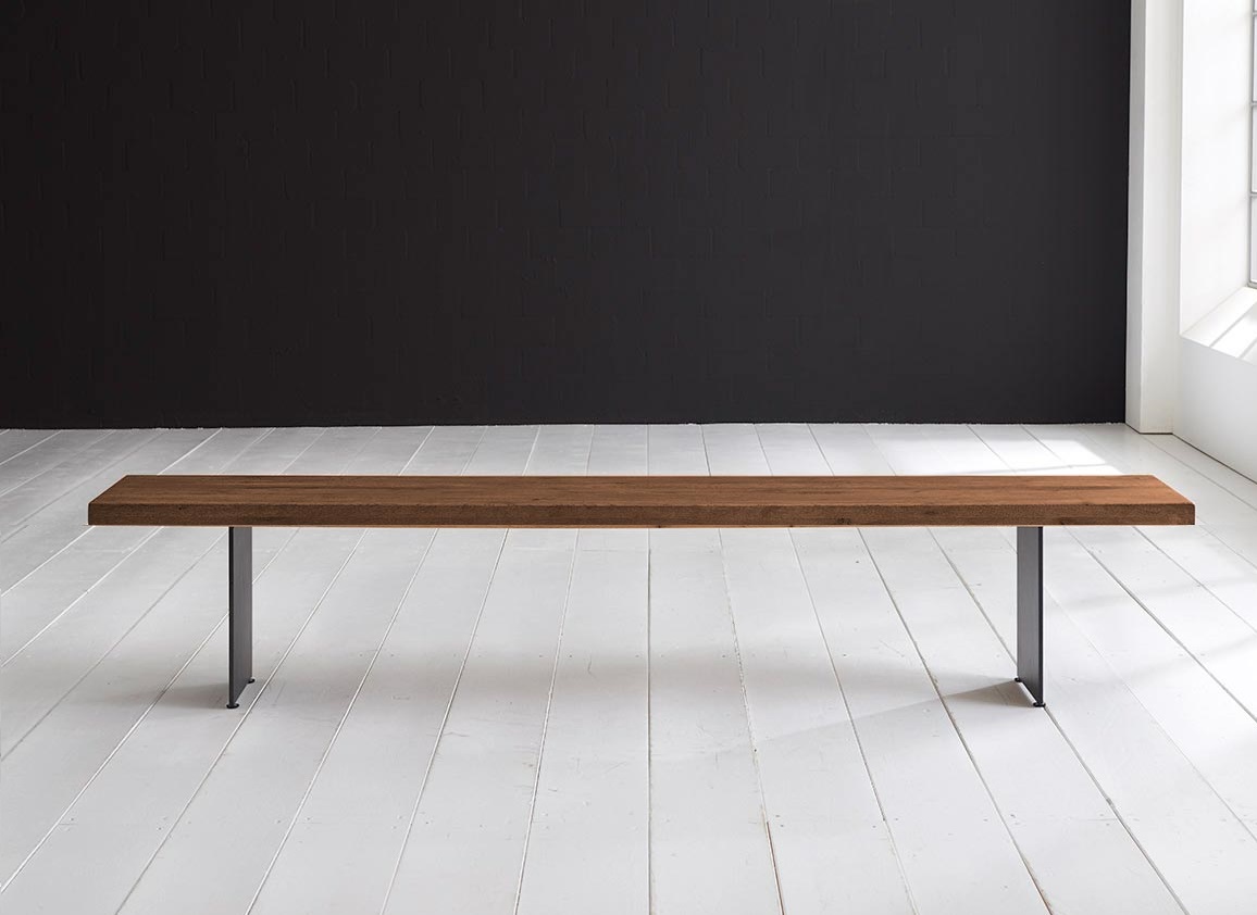 Bodahl Concept 4 You Spisebordsbænk - Massiv Egetræ M. Line Ben 180 X 40 Cm 6 Cm 06 = Old Bassano