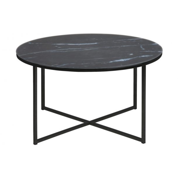 Rundt alisma sofabord i et moderne design med retro twist Ovalt sofabord