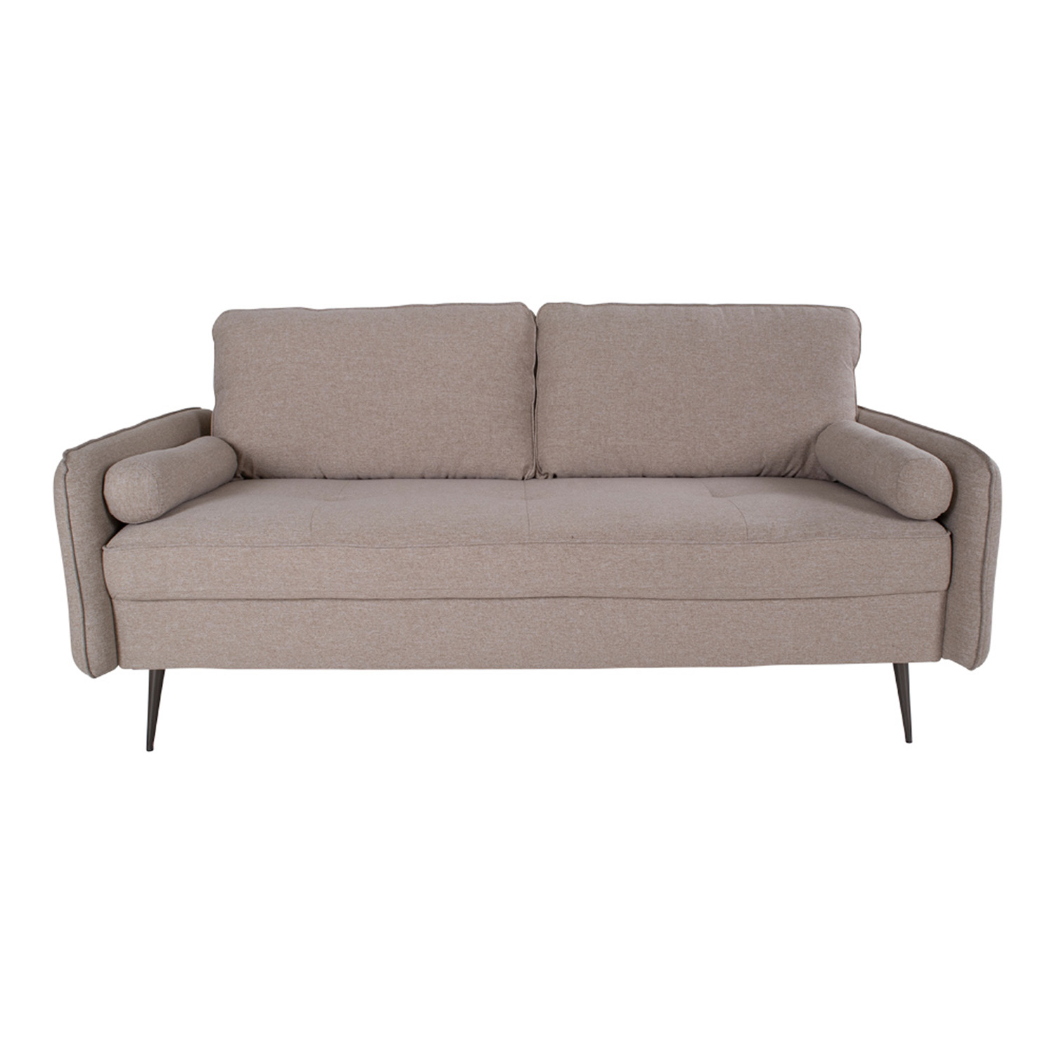 House Nordic House Nordic Imola 2, 5 Pers. Sofa, M. Armlæn - Beige Stof Og Metal Dagligstue