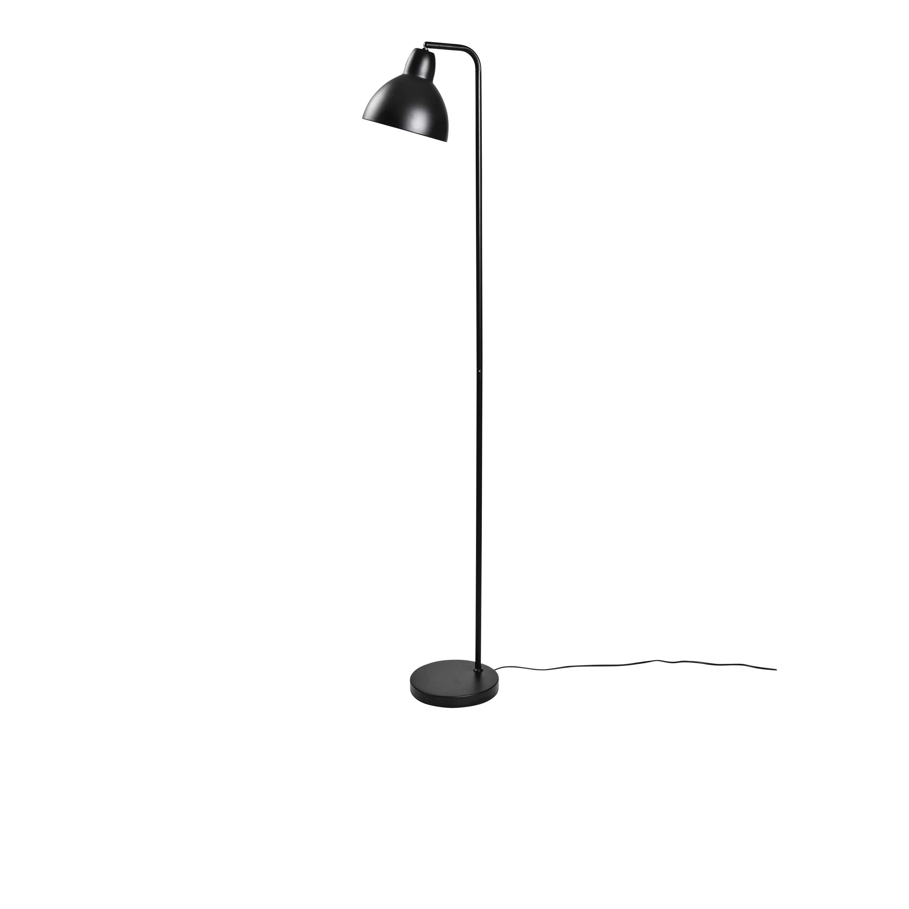 Broste Copenhagen Cimal Gulvlampe - Sort Metal, (Ø22) Belysning