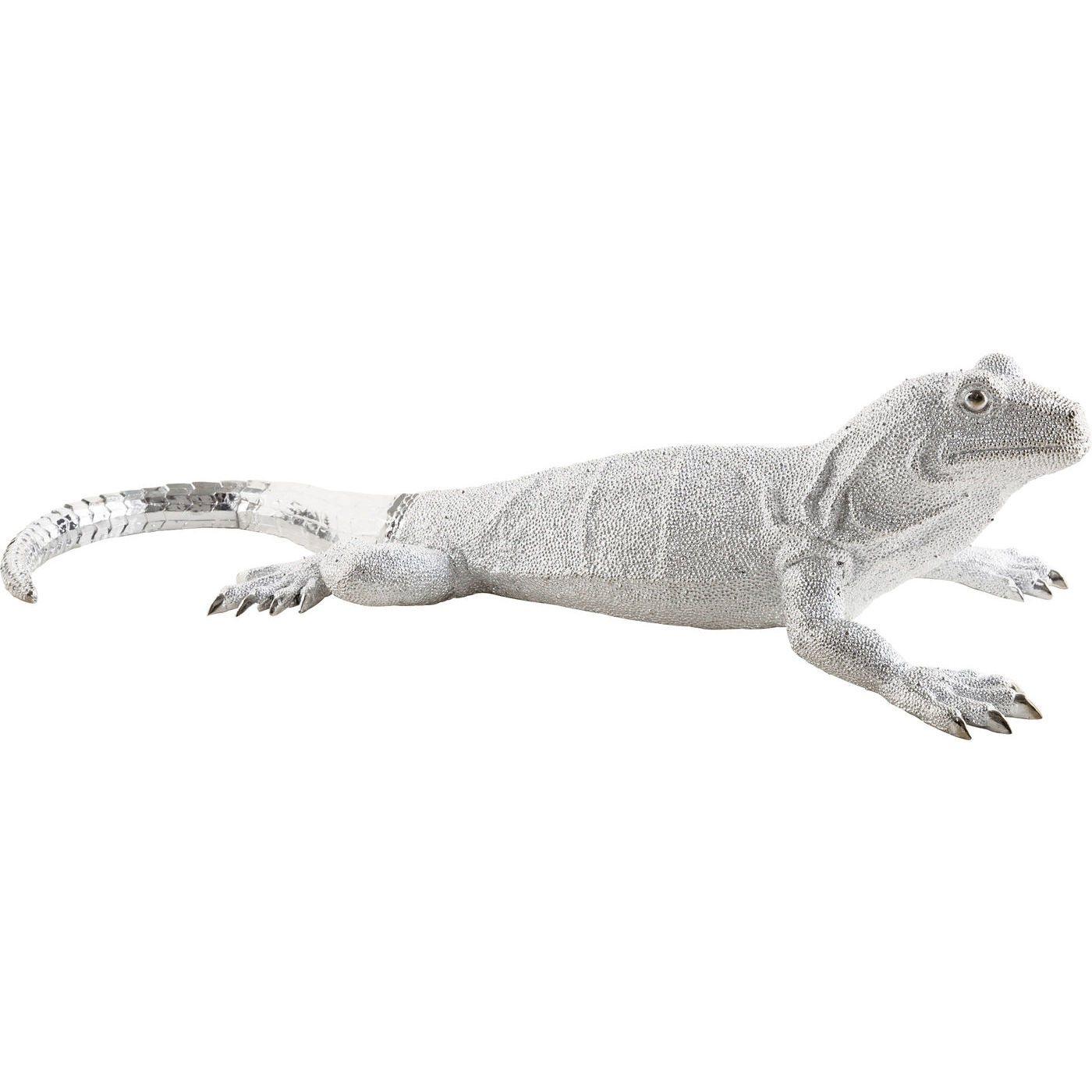 Kare Design Kare Design Skulptur, Lizard Silver Deluxe - Sølv Polyresin, (24X101Cm) Kare Design