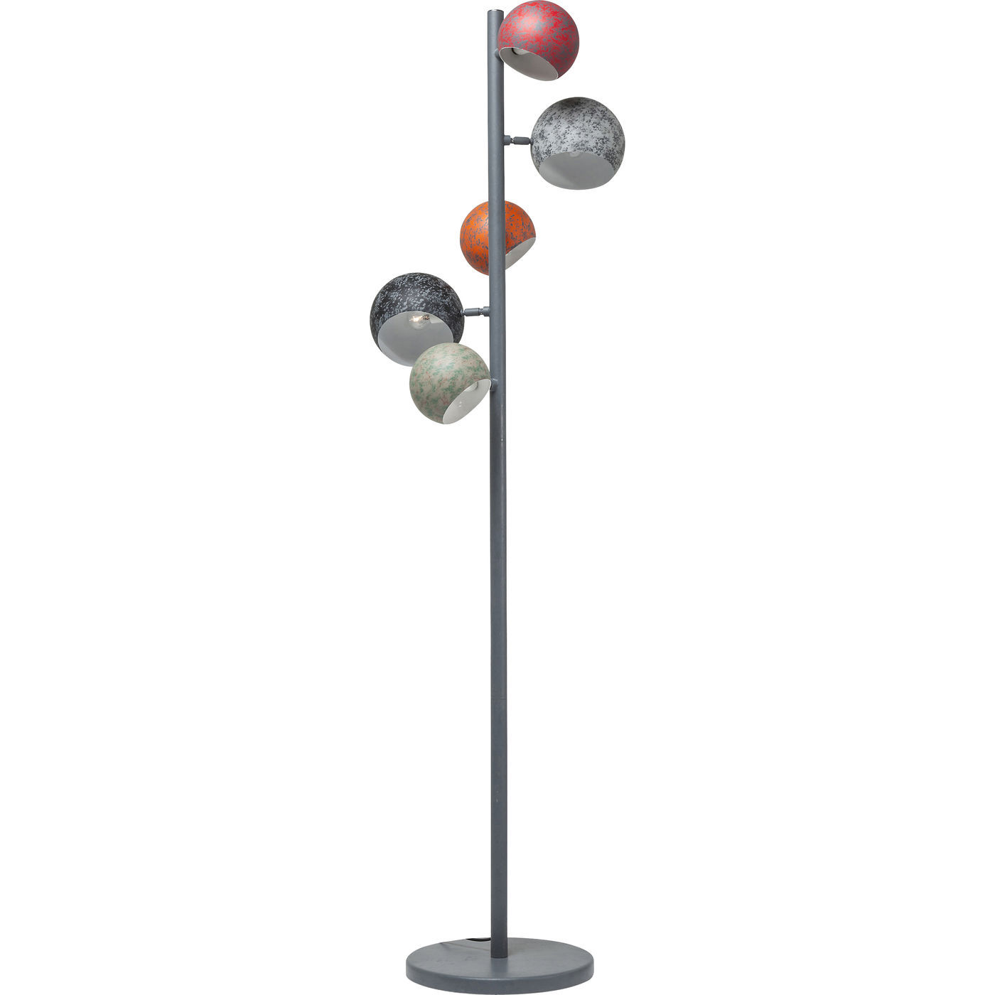 Kare Design Calotta Antico 5-Lite Gulvlampe - Multifarvet Stål Belysning