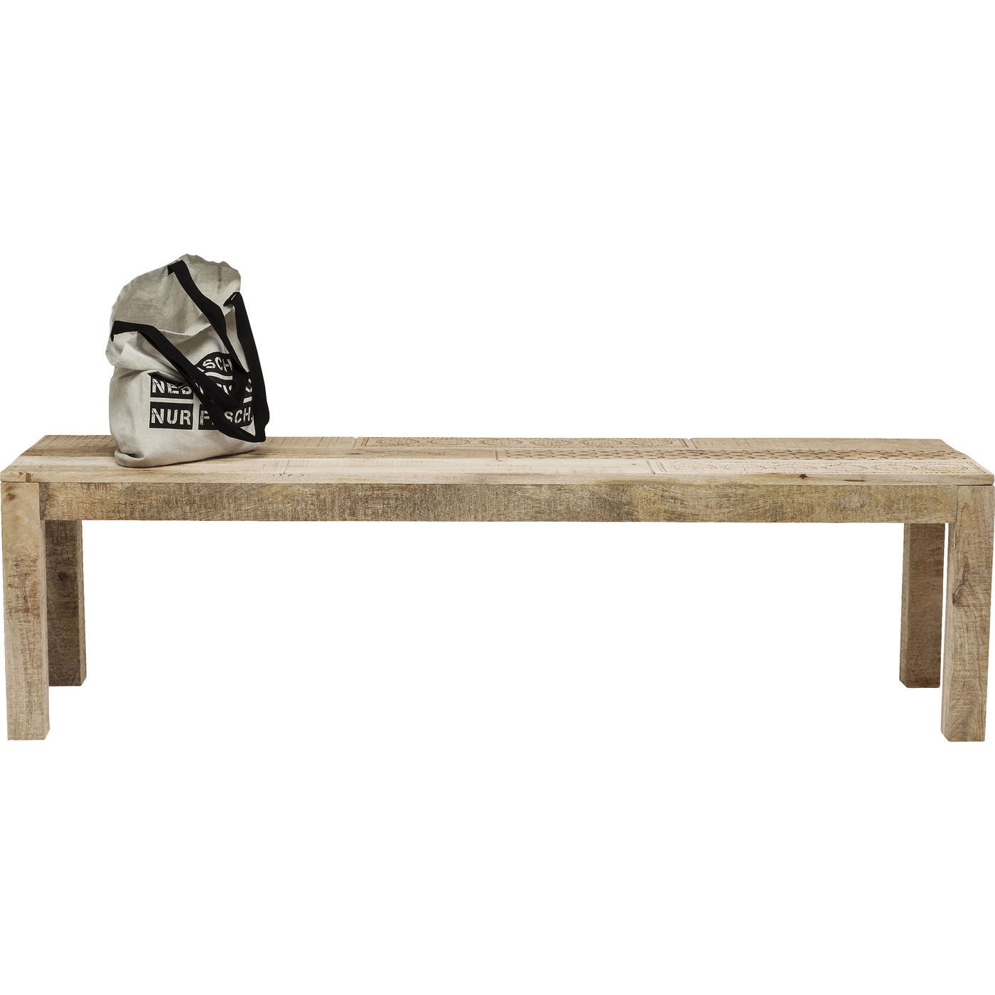 Kare Design Puro Bænk - Natur Mangotræ (160Cm)