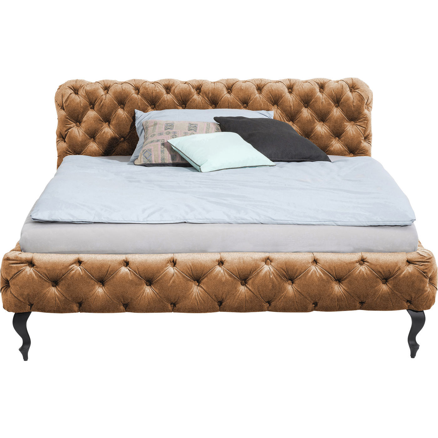 Kare Design Desire Vintage Econo - Brun Polyester/Massiv Bøg (200X200) Soveværelse