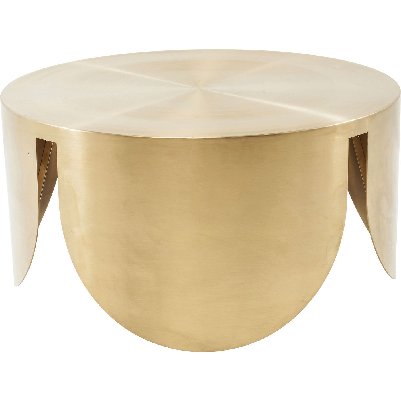 Kare Design Kare Design New Wave Sofabord - Guld Metal (Ø 80) Lille Sofabord