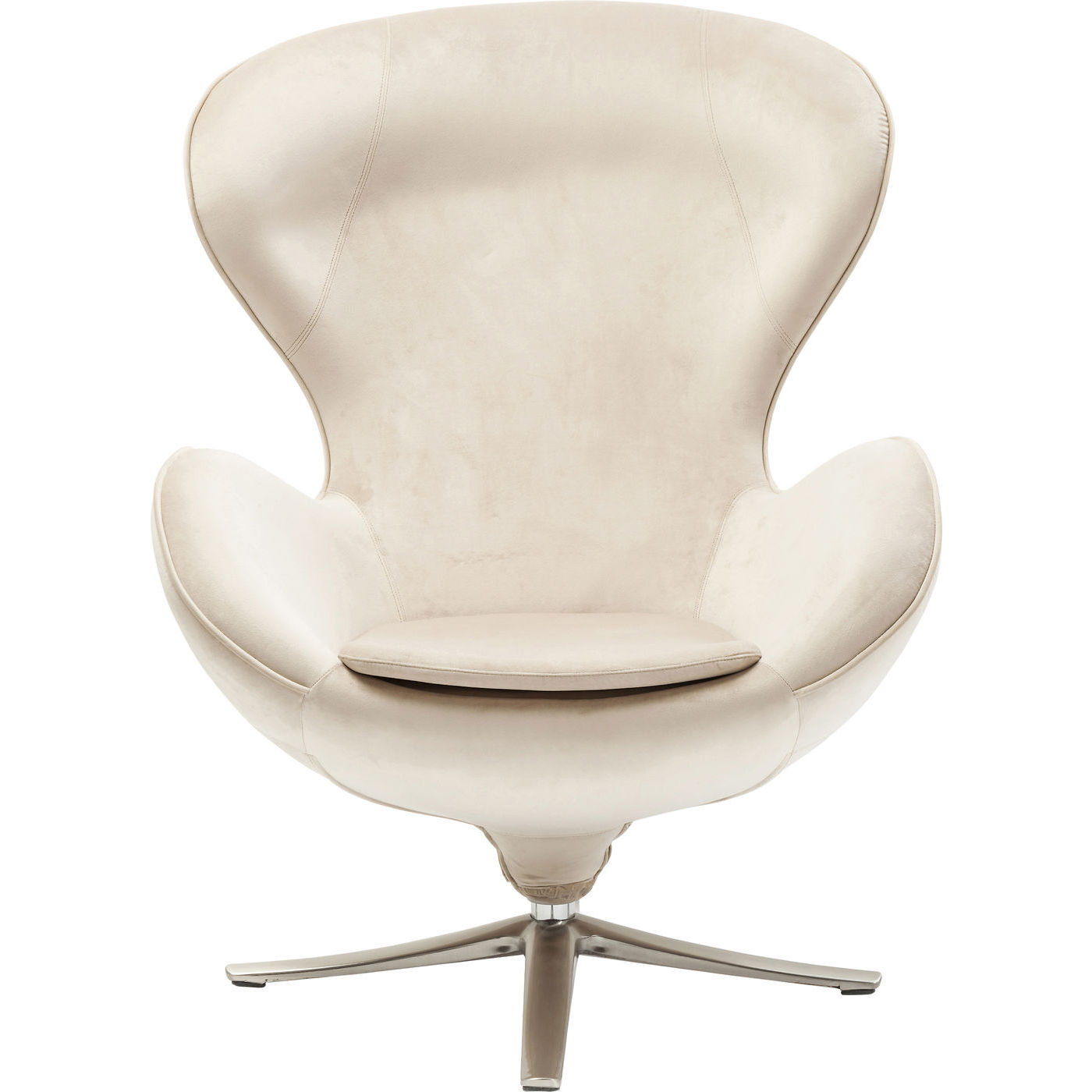 Kare Design Kare Design Lounge Surprise Beige Drejestol - Beige Stof Dagligstue