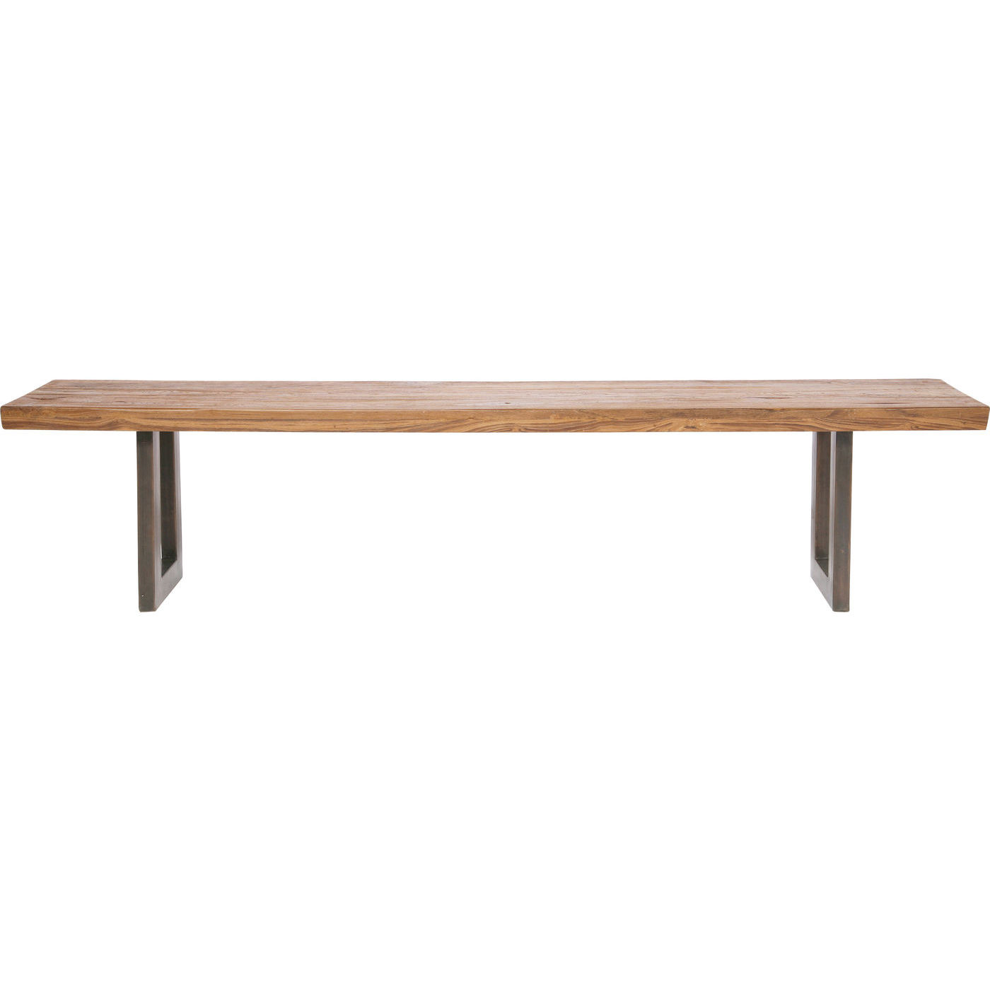 Kare Design Factory Bænk - Genbrugstræ Og Metal (160 Cm)