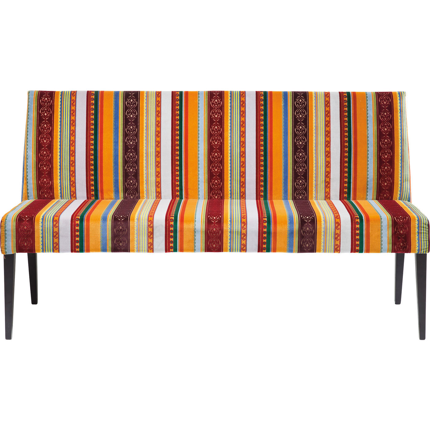 Kare Design Kare Design Econo Very British Bænk - Multifarvet Bomuld, M. Ryglæn Dagligstue