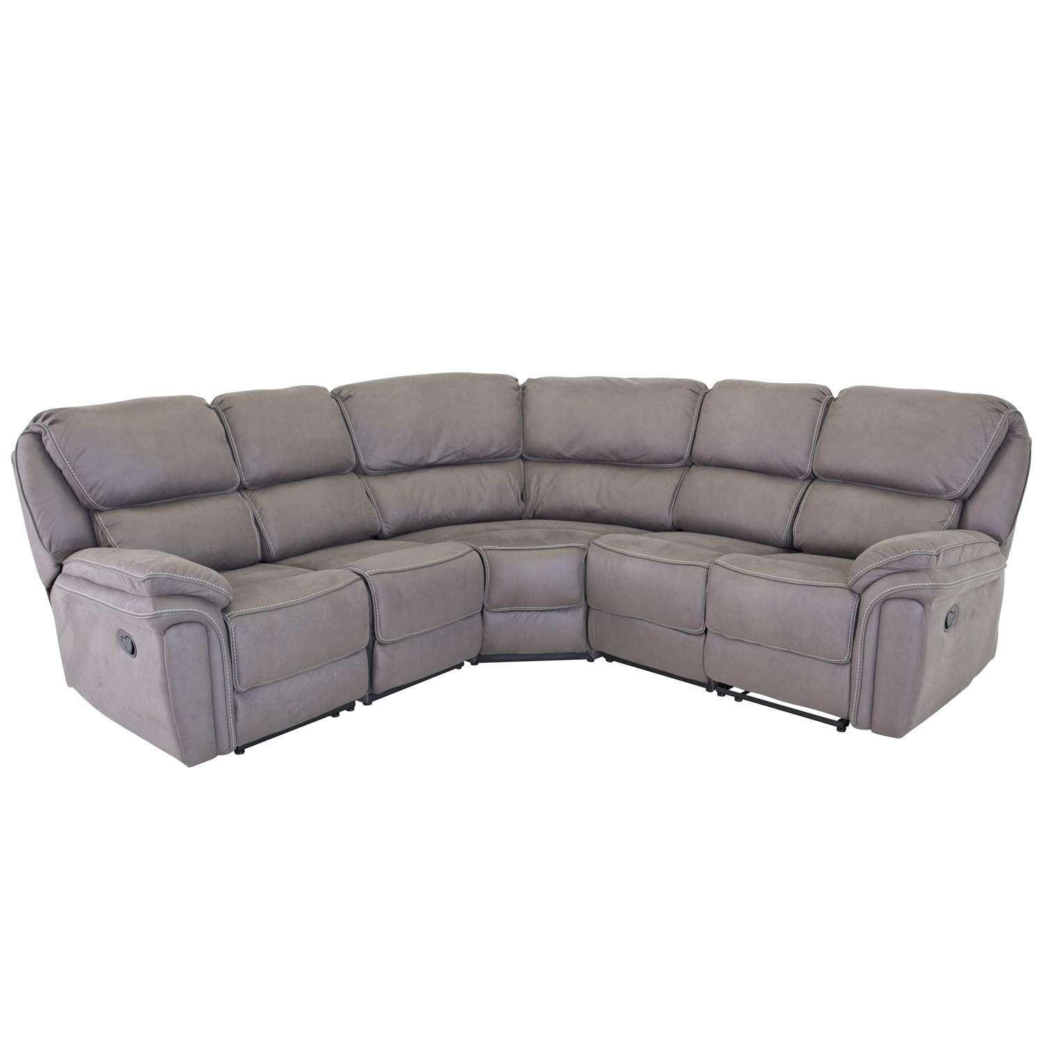 Venture Design Saranda Hjørnesofa, M. Recliner - Grå Stof