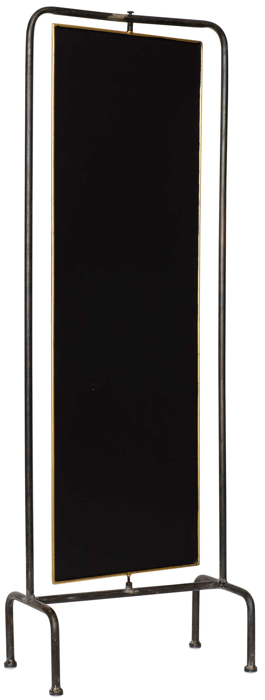 Ib Laursen Tavle - Sort Metal, Stående Metalramme, (104X21Cm)