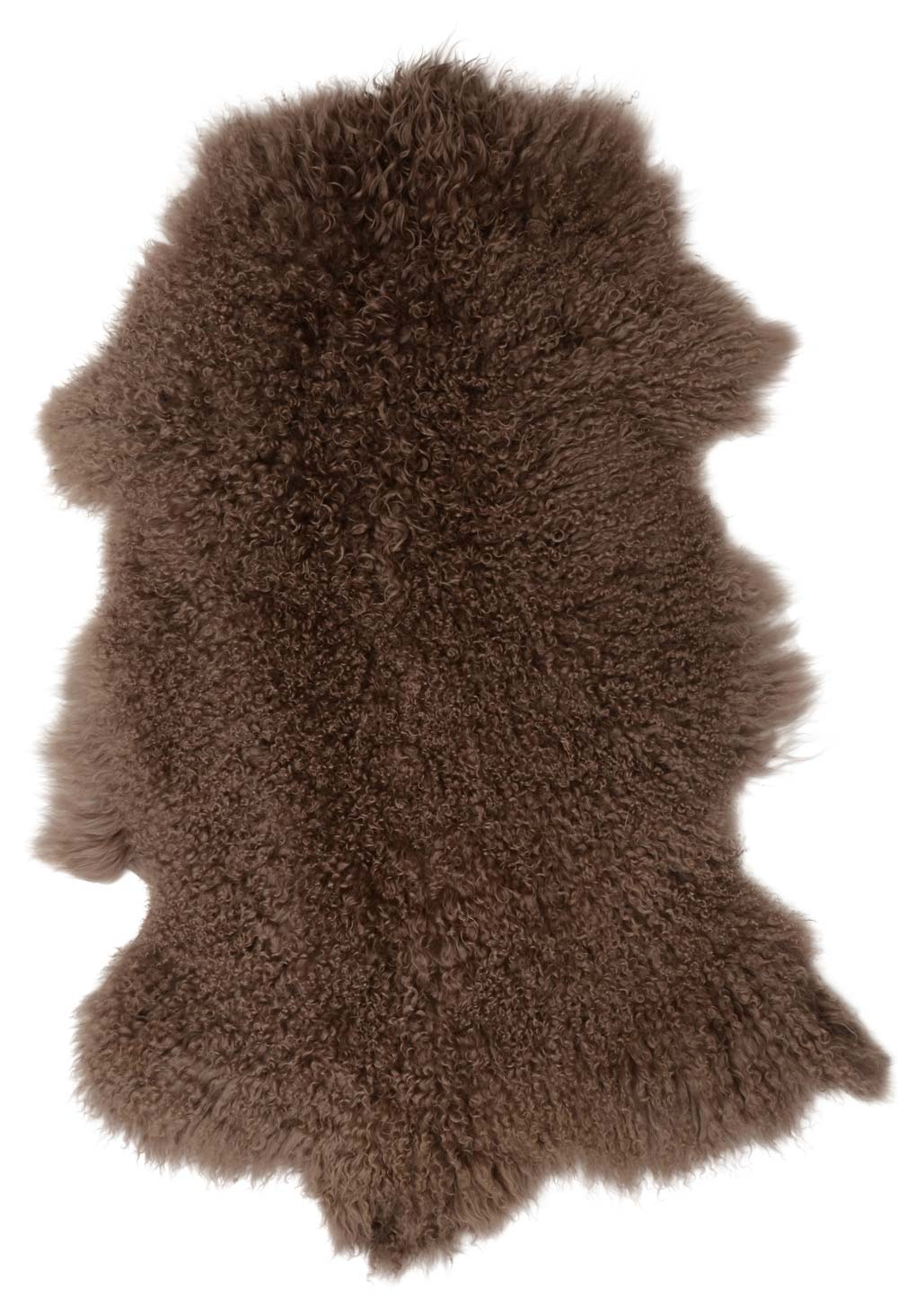 IB LAURSEN Tibetansk lammeskind - brunfarvet lammeskind, asymmetrisk, (90x50cm) Billede af IB LAURSEN Tibetansk lammeskind - brunfarvet lammeskind, asymmetrisk, (90x50cm)