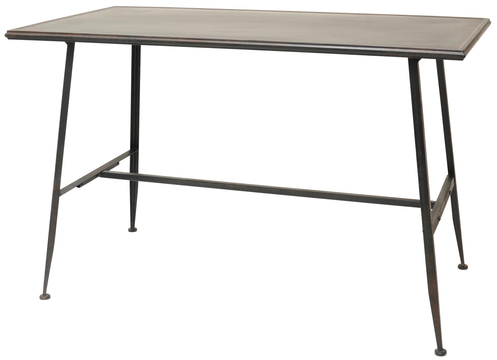 Ib Laursen Bord - Grå Metal, Rektangulær, (79X122X60Cm)