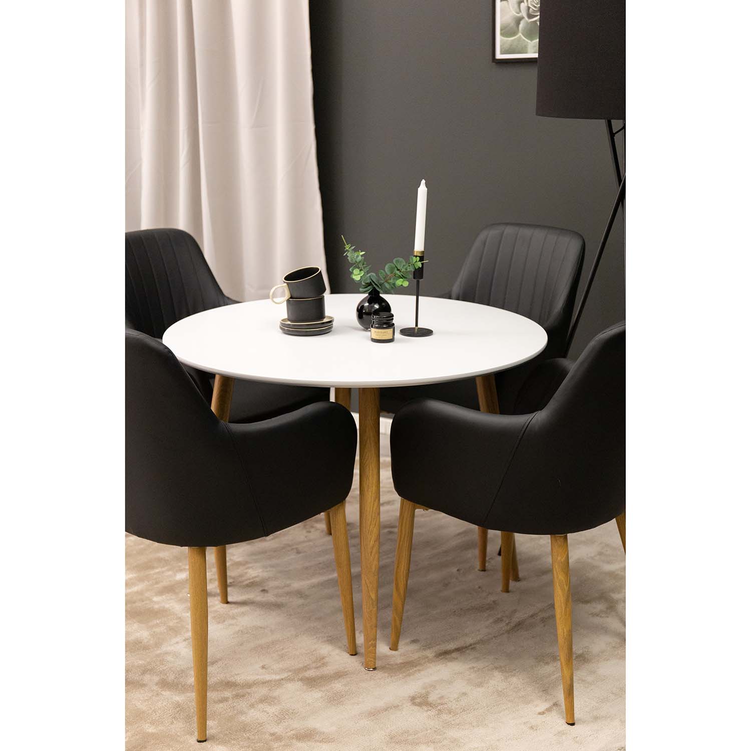 Venture Design Venture Design Panipat Gulvtæppe - Mørkegrå Bomuld (200X300) Boligtilbehør