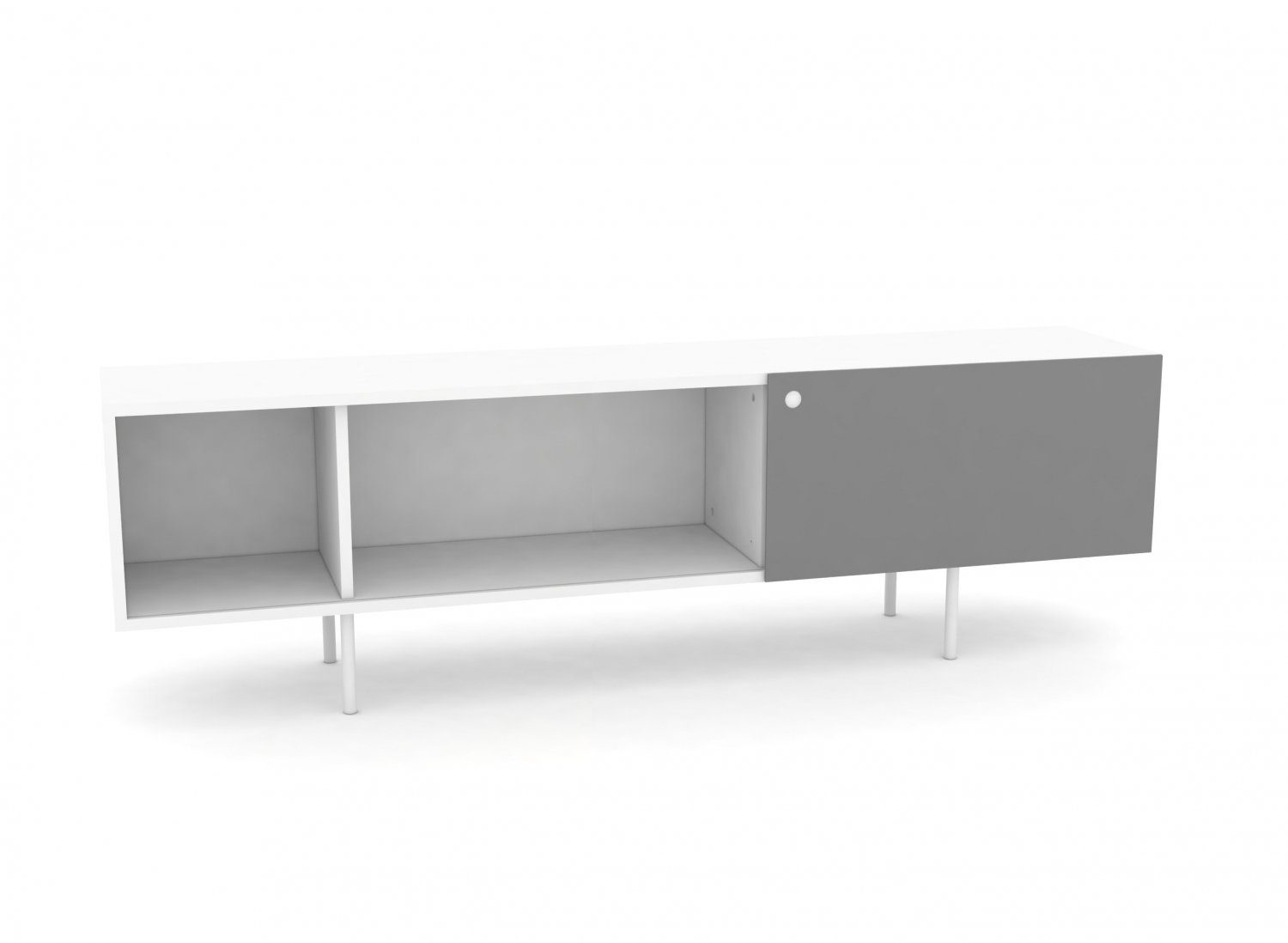Design By Bobo Design By Bobo Harrevig Væghylde - Hvidolieret Egetræ M. Sort Læderstrop, 50-100 100X20 Cm Boligtilbehør