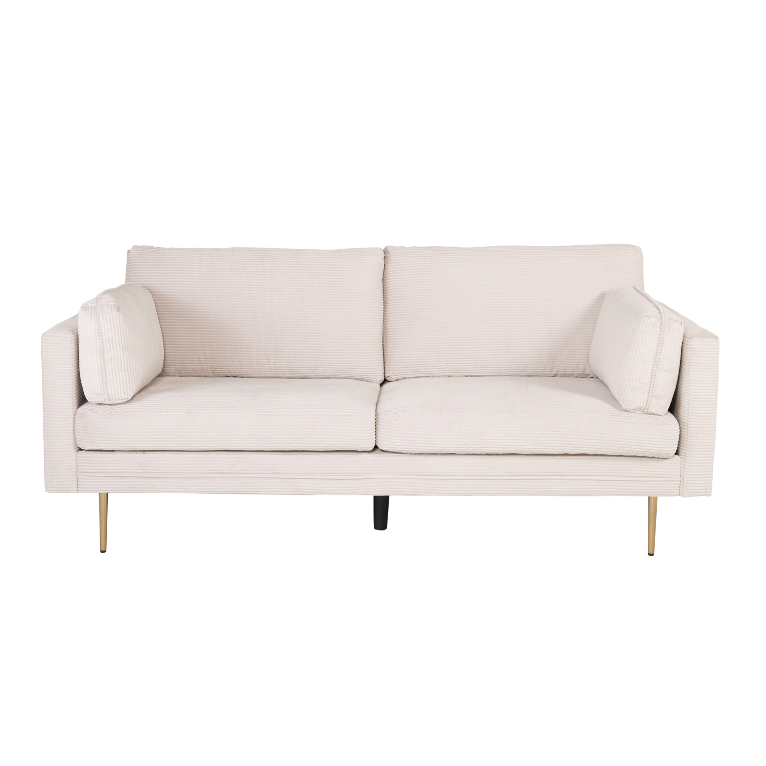 Venture Design Boom 3 Pers. Sofa - Beige Polyester Og Metal Dagligstue