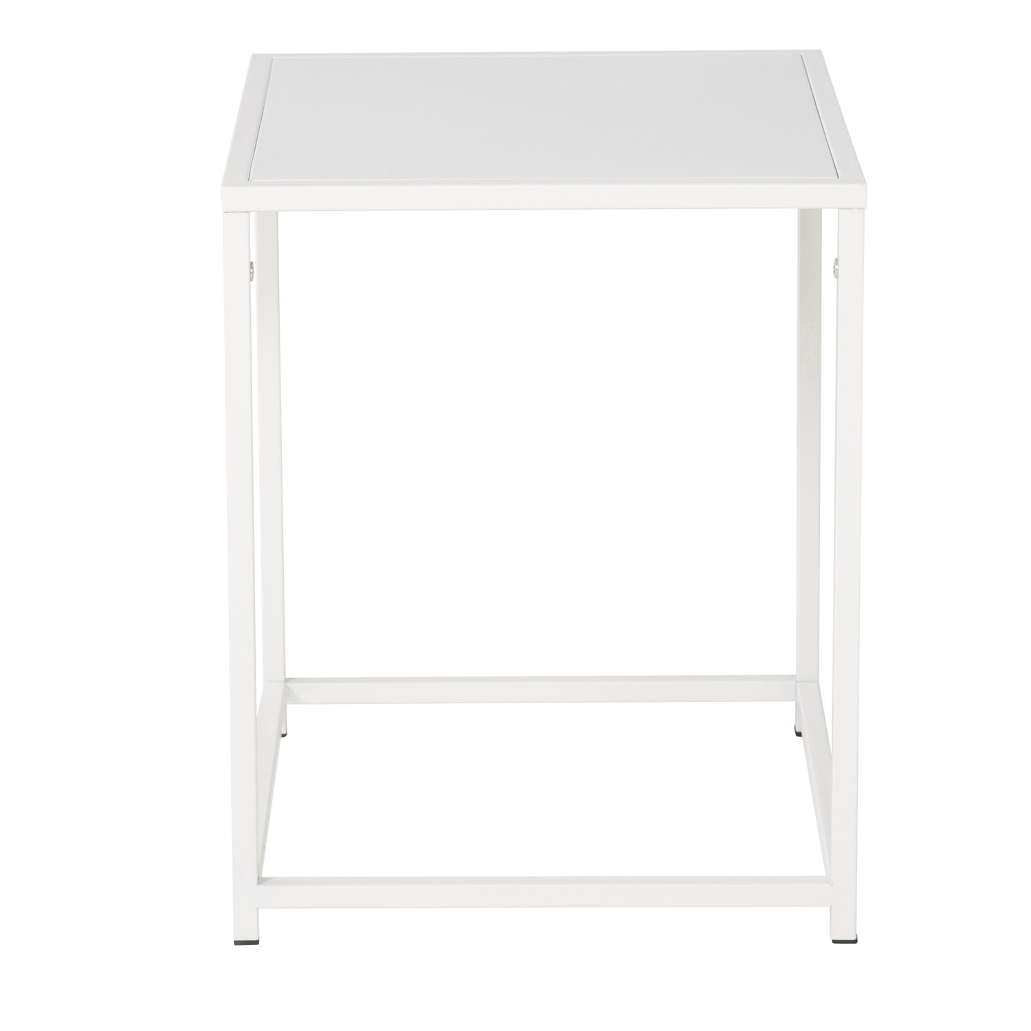 Venture Design Staal Sidebord - Hvid Stål