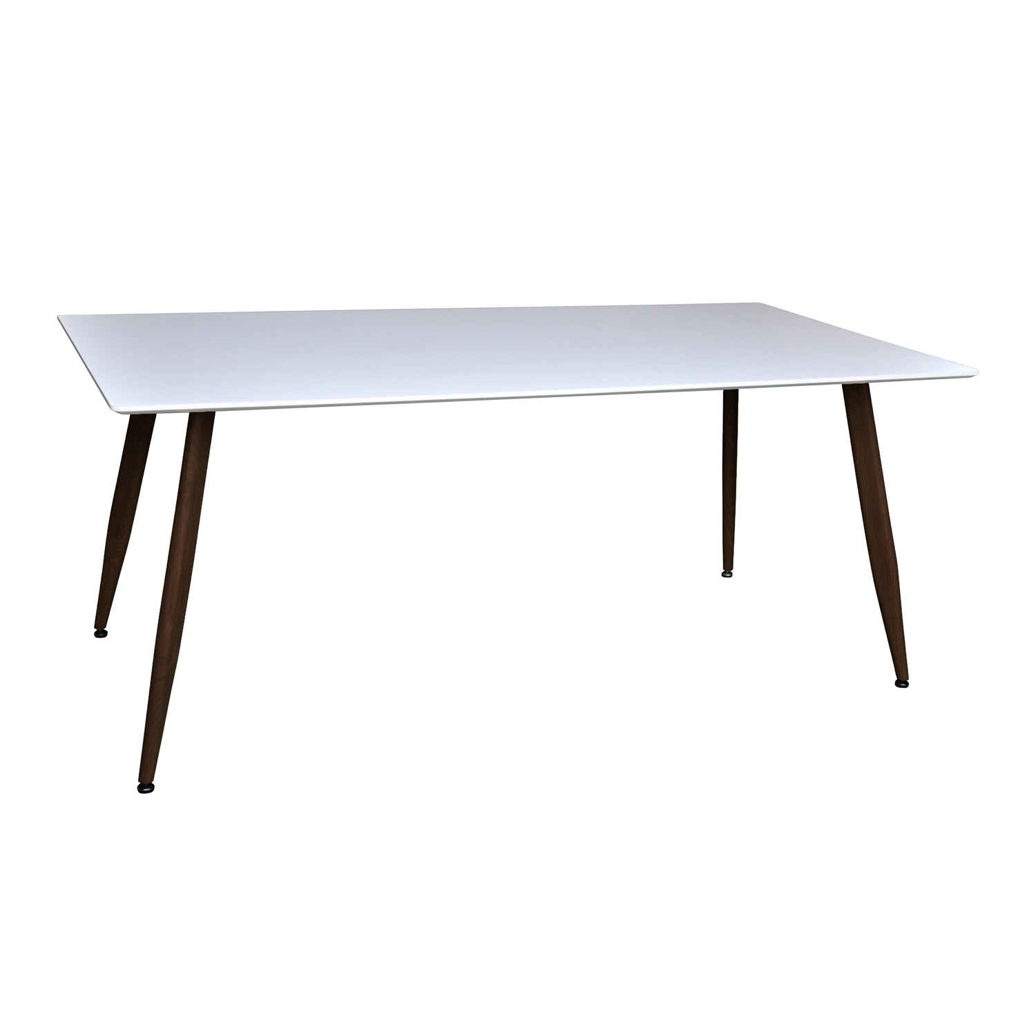 Venture Design Venture Design Polar Spisebord - Hvid Mdf Og Sort Metal (180X90) Spisestue