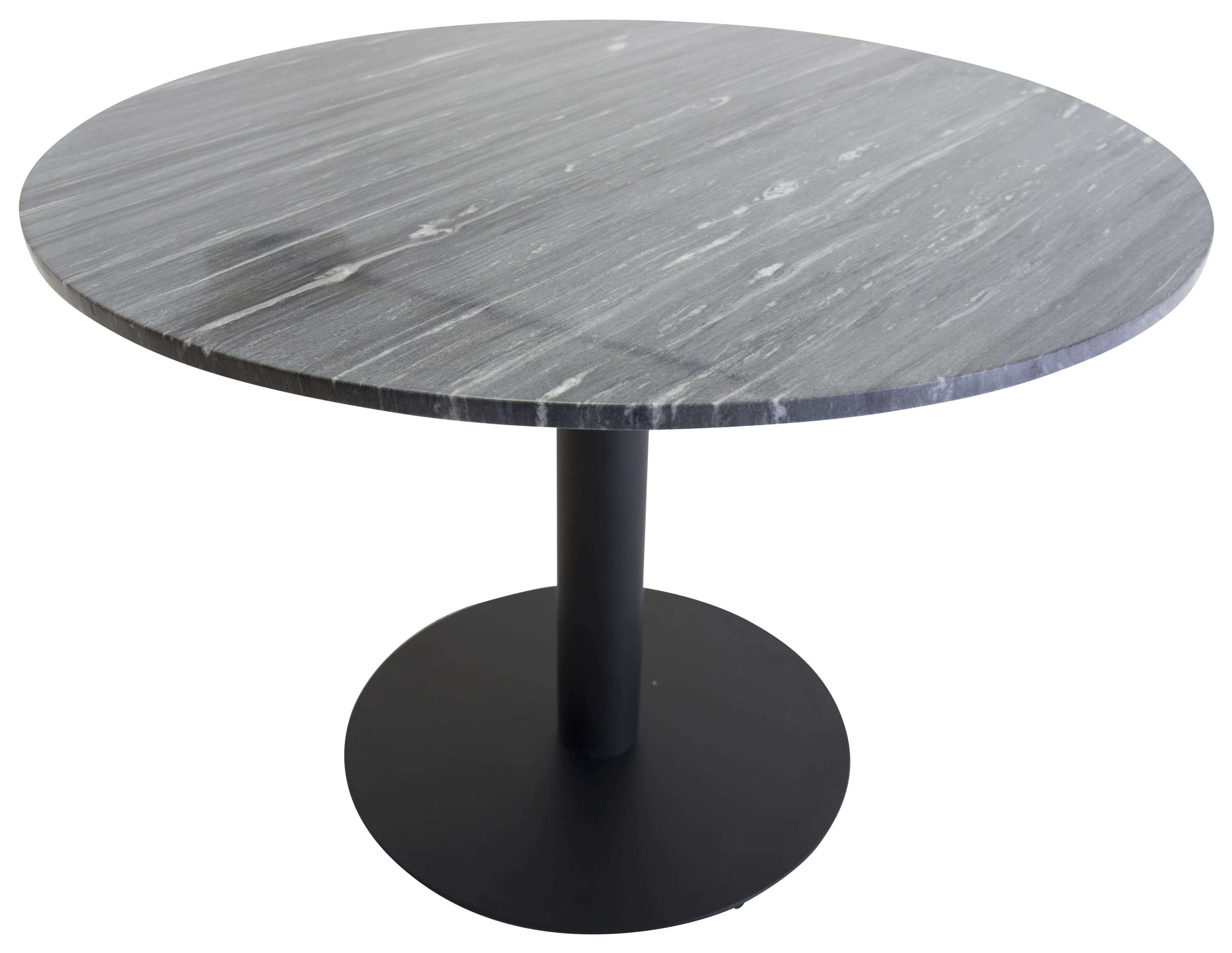 Venture Design Venture Design Estelle Spisebord - Sort Marmor Og Metal (Ø106) Spisestue