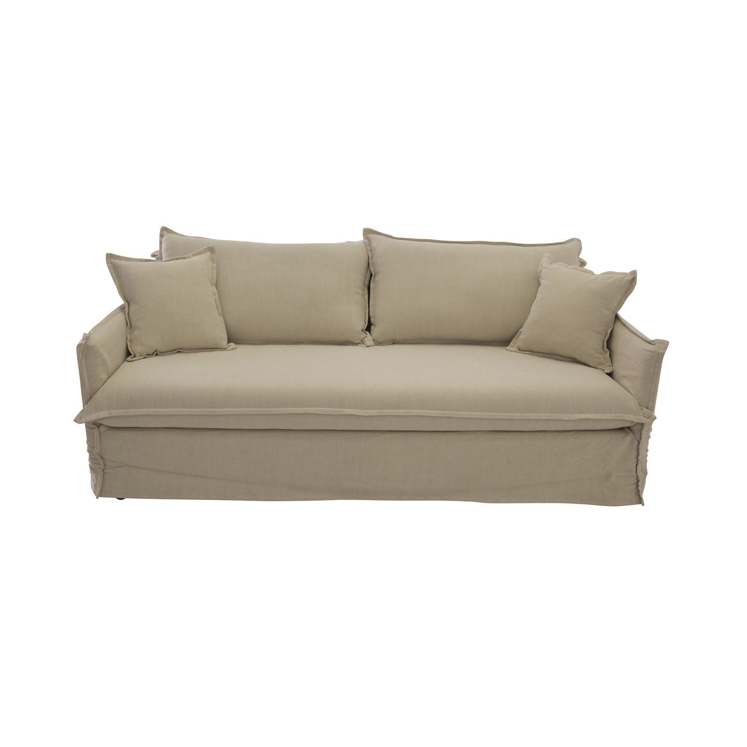 Venture Design Nova 3 Pers. Sofa - Beige Stof Og Plastik