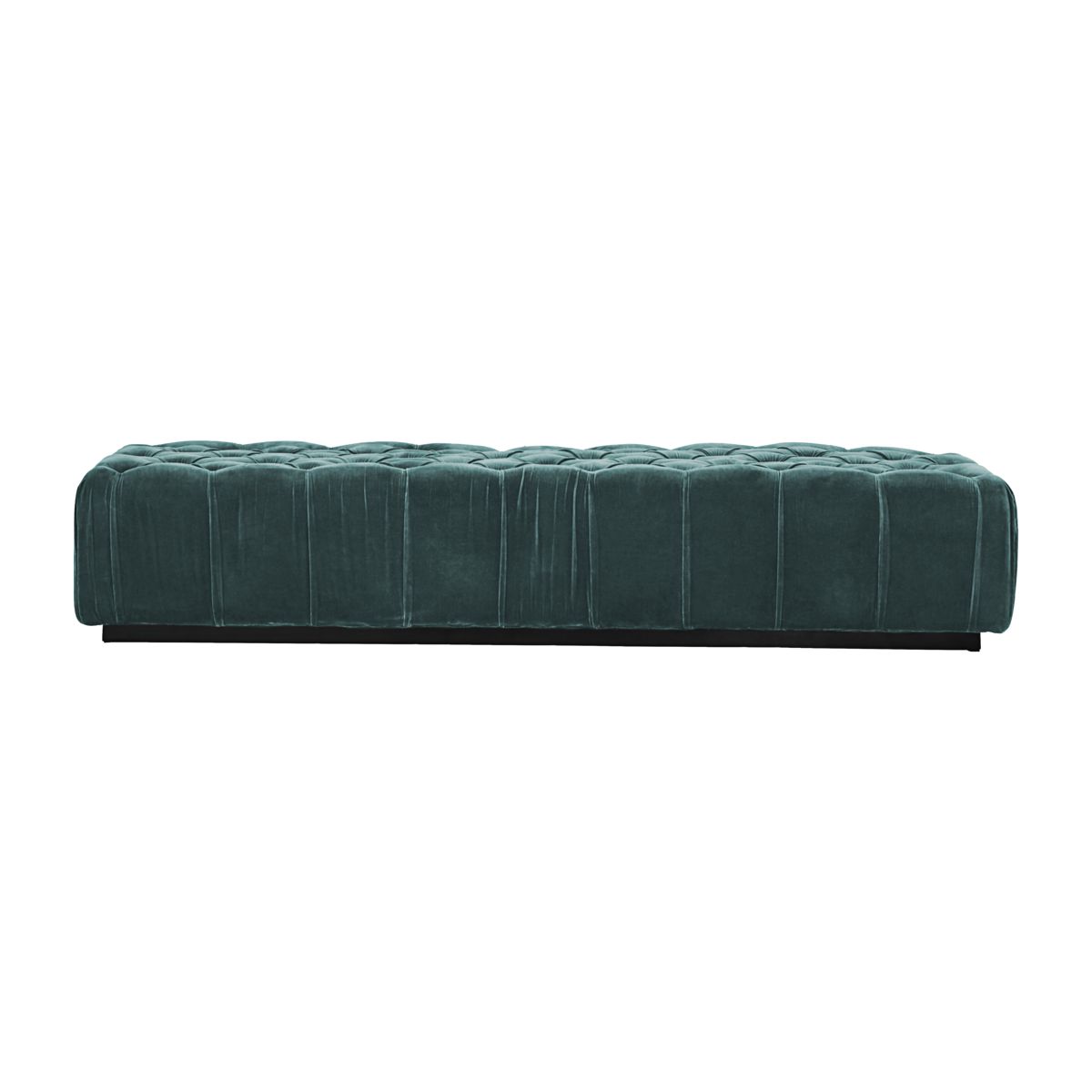 House Doctor Velvet Ottoman - Grøn Fløjl Dagligstue