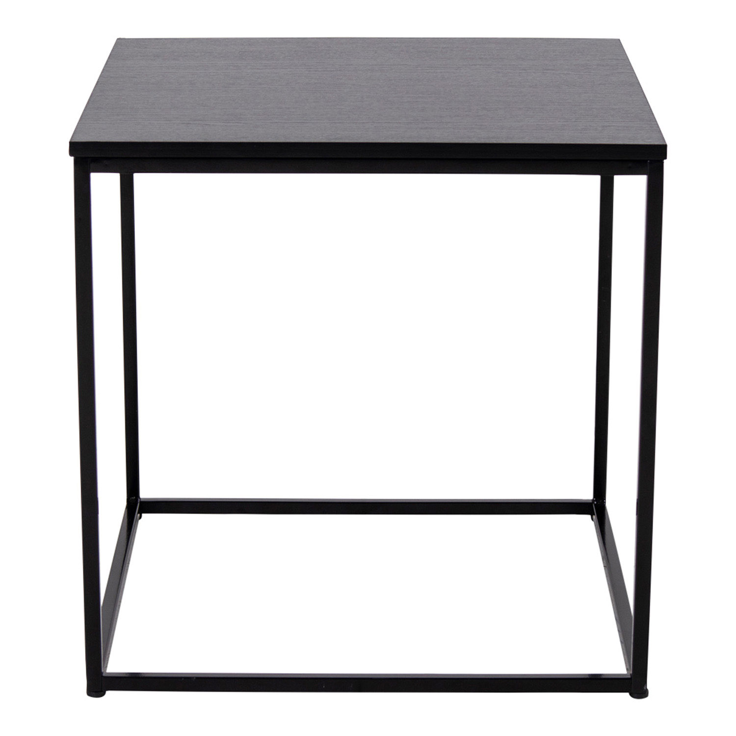House Nordic House Nordic Kvadratisk Vita Hjørnebord - Sort Melamin Og Stål (45X45) Dagligstue
