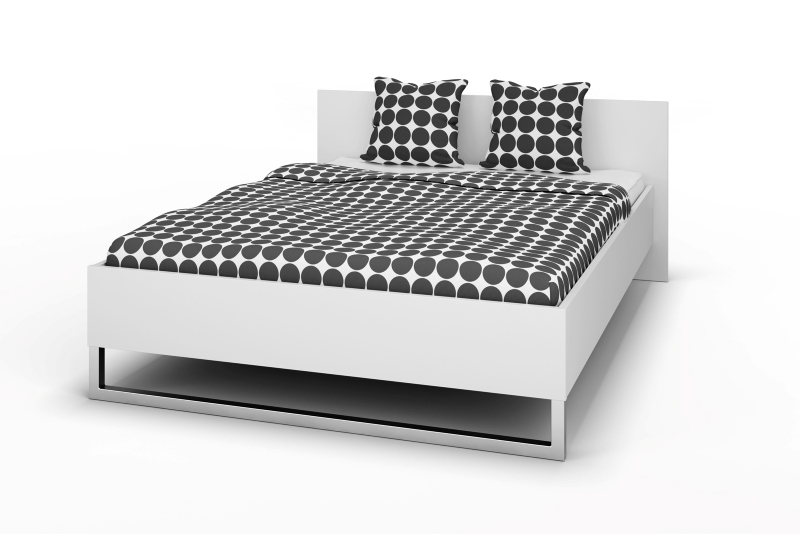 3/4 seng style sengeramme i 140x200 cm. køb online her Hvid seng leather