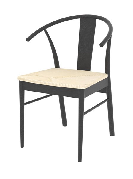 Act Nordic Janik Spisebordsstol - Natur Egetræ/Rattan