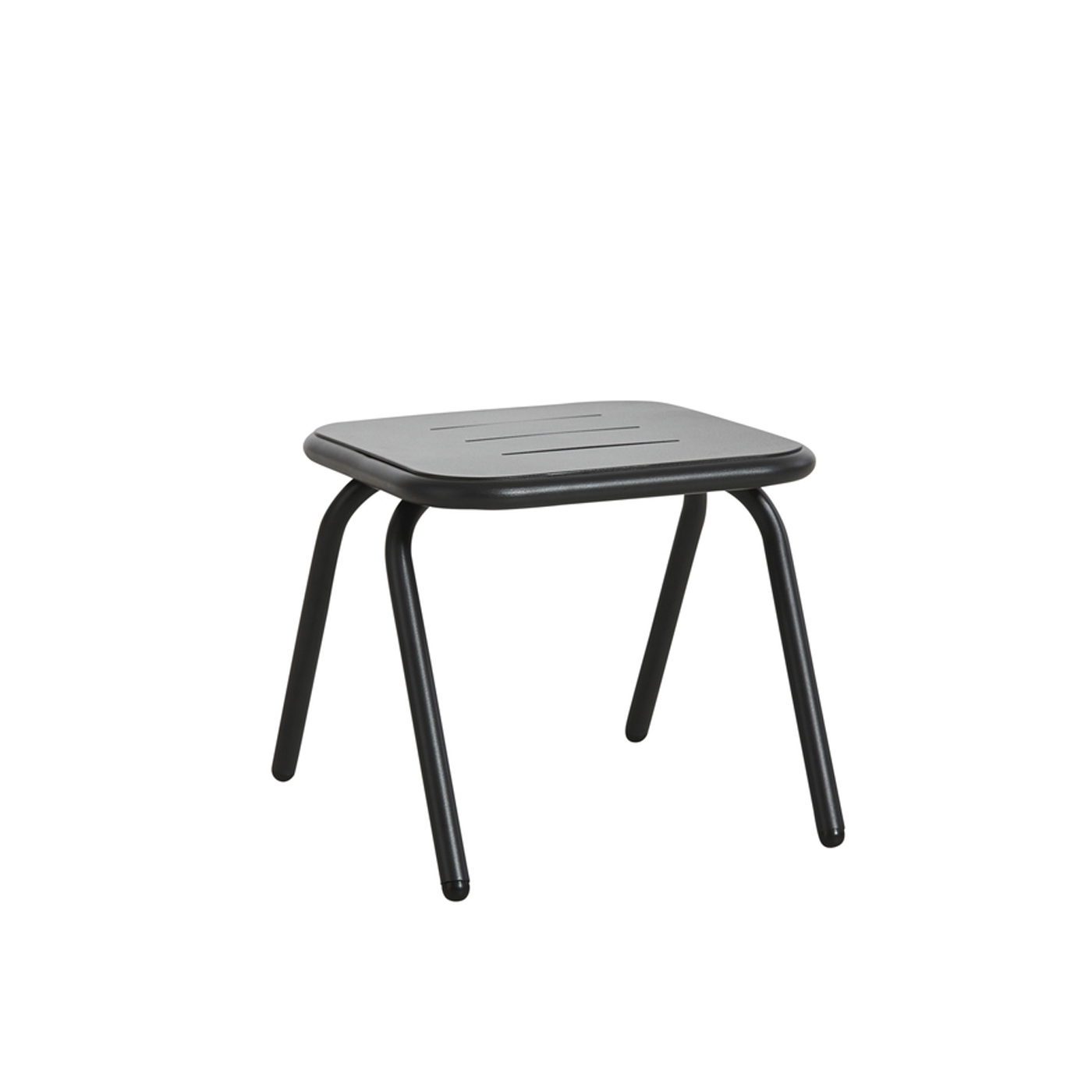 Woud Ray Loungebord - Sort Aluminium, Kvadratisk (37,4X37,4)