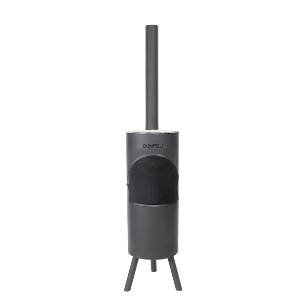 Bonfeu Bongiano Lp Udepejs - Sort Stål, Inkl. Grill Tilbehør (H:164 Cm) Havemøbler