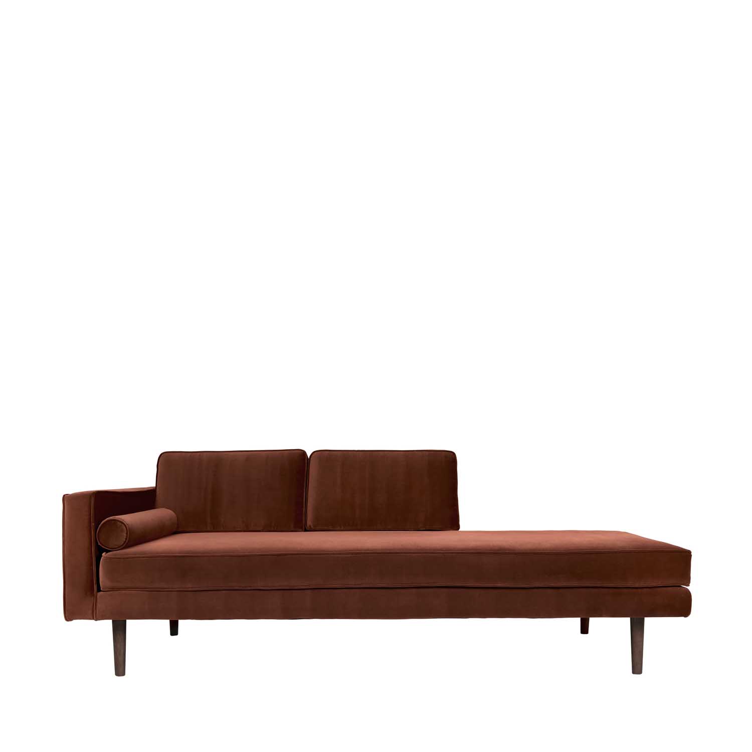 Broste Copenhagen Wind Chaiselong - Polyester Velour