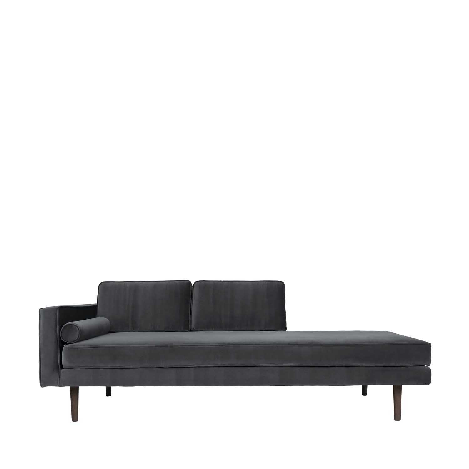 Broste Copenhagen Wind Chaiselong - Polyester Velour Dagligstue