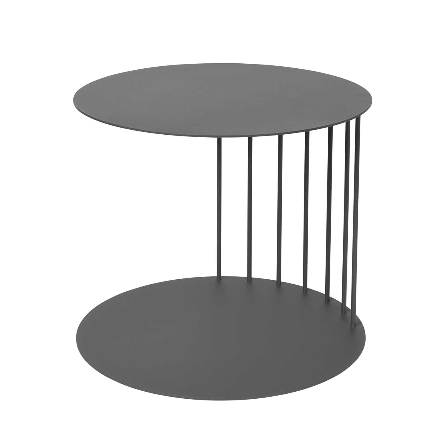 Broste Copenhagen Broste Copenhagen Tone Sidebord - Stål, Rund (Ø40) Dagligstue