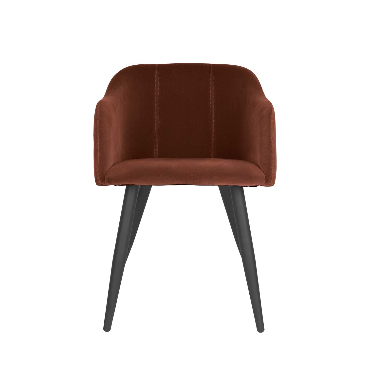 Broste Copenhagen Pernilla Spisebordsstol - Polyester, M. Armlæn Spisestue